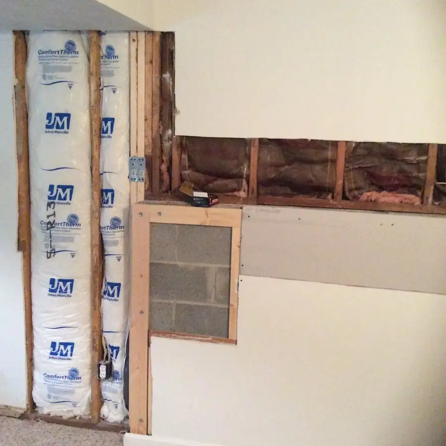 Wall insulation replacement during Structural Drying in Owings Mills